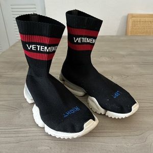 Vetements x Reebok Sock Boots SZ 5 Sneakers